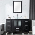 LUCKWIND 48" Bathroom Vanity Sink Combo, 24-inch Main Cabniet by LUCKWIND