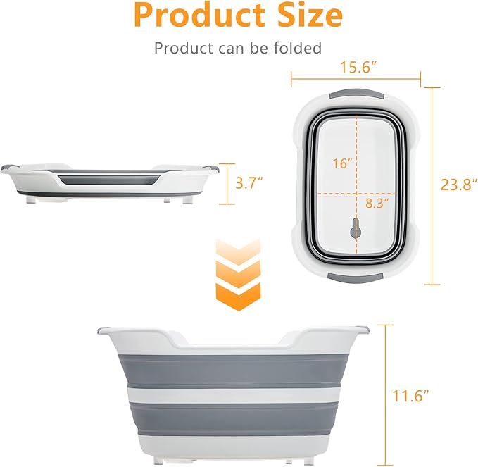 7.1 Gal/27L Multipurpose Collapsible Pet Bathtub Upgraded - Image 2