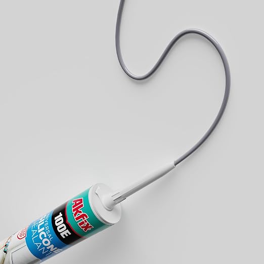 Akfix 100E RTV Grey Silicone Caulk - Image 2