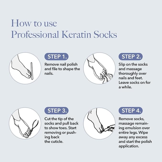 Bodipure All-In-1 Moisturizing Foot Mask | Keratin & Vitamin E Foot Mask - Image 6