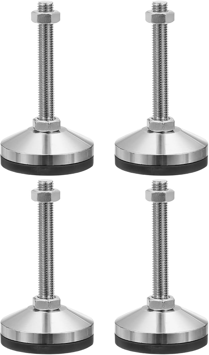 PATIKIL Furniture Leveling Feet 2.4" Dia Base M12 Thread by PATIKIL