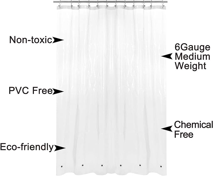 Barossa Design Short Shower Curtain or Liner - Image 2