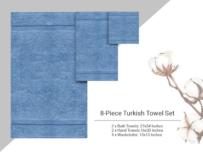 Towel Bazaar Premium Cotton Super Soft and Absorbent Turkish Towels - Image 7