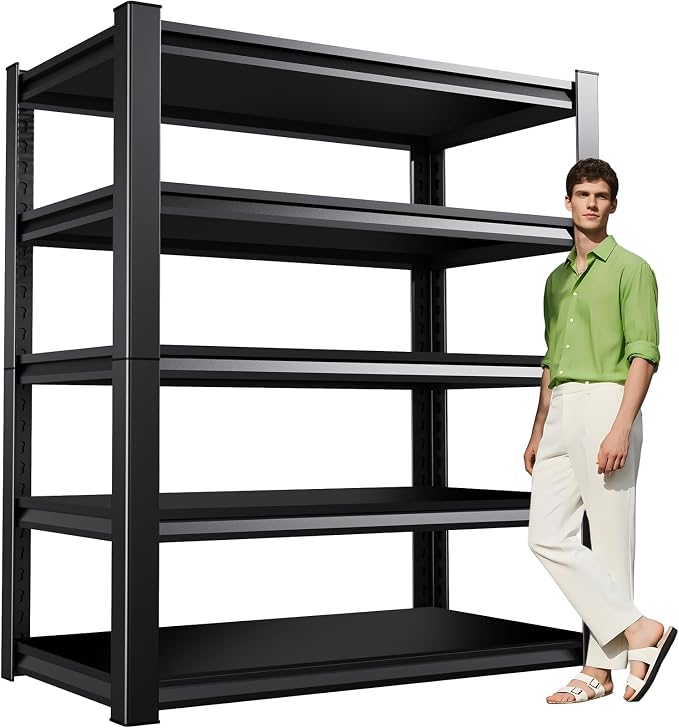 Garage Shelving, Heavy Duty Garage Storage Shelves, Metal Shelving Unit by XCXVVB