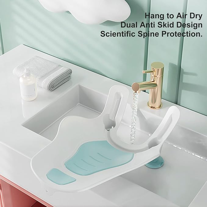 SUNGOOYUE Clean Rinse Baby Bather, Folding Multifunction Portable Plastic - Image 7