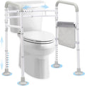 Toilet Safety Rails – Adjustable, Foldable Toilet Handle Frame by Coelineao