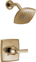 Delta Ashlyn 14 Series Shower Faucet Set, Brushed Gold Shower Head and Handle by DeltaFaucet