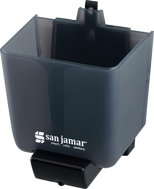 San Jamar Classic Plastic Manual Soap Dispenser, Hand Sanitizer Dispenser - Image 3
