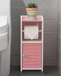 AOJEZOR Toilet Paper Holder Stand: PVC Freestanding Cabinet Storage by AOJEZORBathroomCabinets