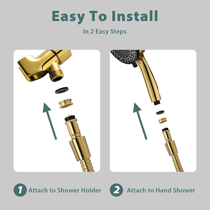 Shower Hose Replacement For Cleaning 304 Stainless Steel Shower Head Hoses 59 - Image 6