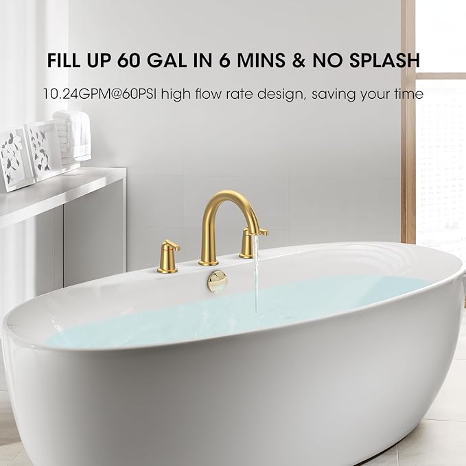 High Flow Roman Tub Faucet - Image 5