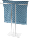 JQK Bath Towel Holder Stand Brushed, 30 Inch Free Standing Double Towel Rack by Homeimprovement