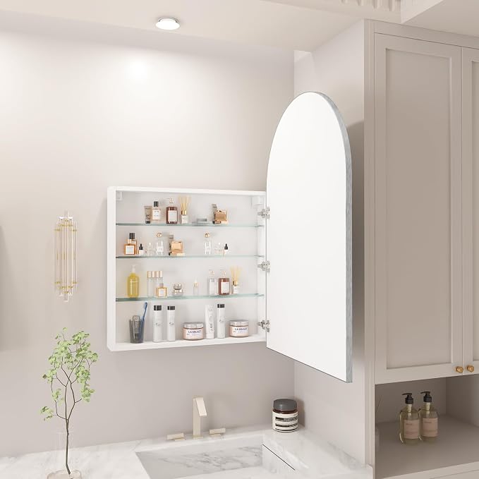 FKWin Silver Bathroom Medicine Cabinet - Image 6