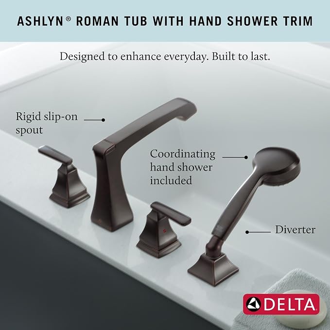 Delta Ashlyn Roman Tub Faucet - Image 3