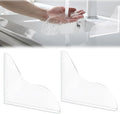 braxan 2 Pcs Splash Guard for Bathtub and Shower, Waterproof Shower Corner by Unknown