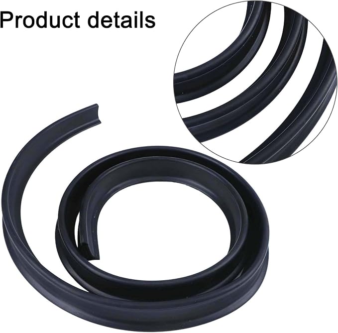 Flexible TPE Rubber Shower Splash Guard Threshold Strip, 2m Trim-to-Fit Water - Image 2