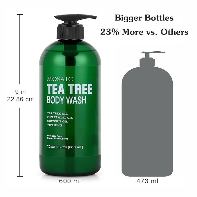 AnatoliaDaphne Tea Tree Body Wash and Shower Gel - Image 3