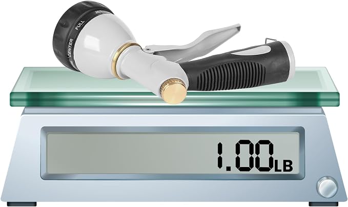 STYDDI Pro Ultra Heavy Duty Multi-Patterns Garden Hose Nozzle, All Metal Hose - Image 2