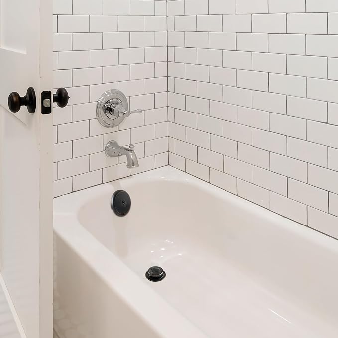 Single Hole Bathtub Drain Overflow Plate - Image 3