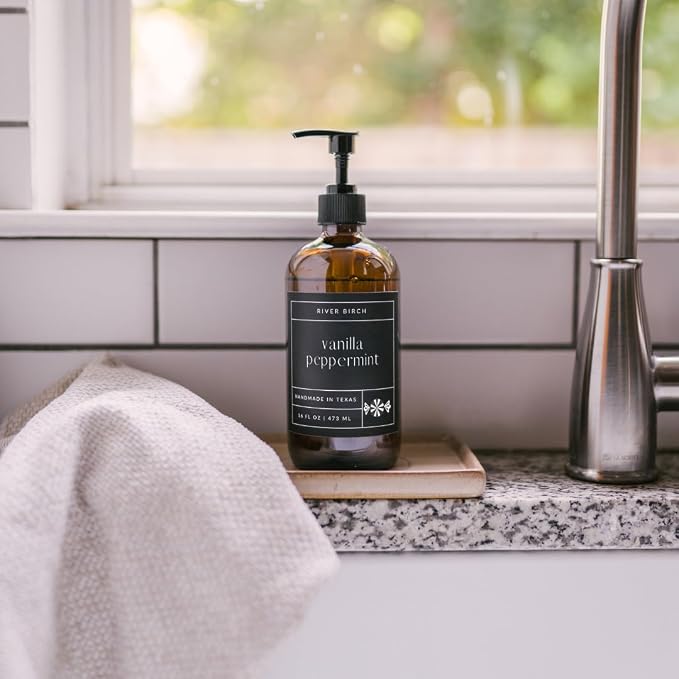 River Birch Vanilla Peppermint Scented Natural Hand Soap - Image 5