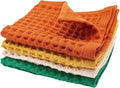 sea me at home Waffle Washcloths Set, 100% Turkish Cotton by seameathome