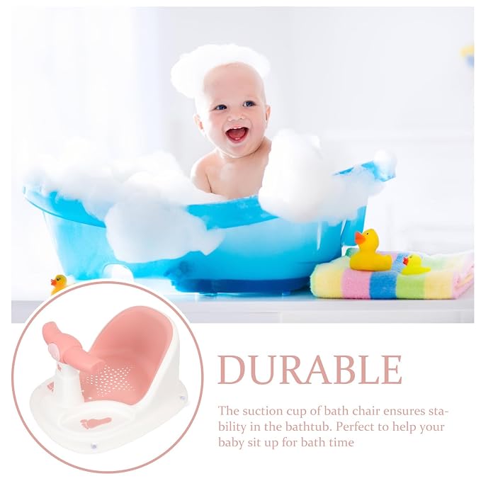 Bath Seat with Suction Cups for Stability Non-Slip Shower Chair Comfortable - Image 2