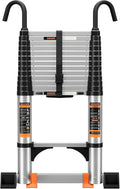 Telescoping Ladder, with Stable Hook and stabilizer barand, Extension Ladder by Unknown