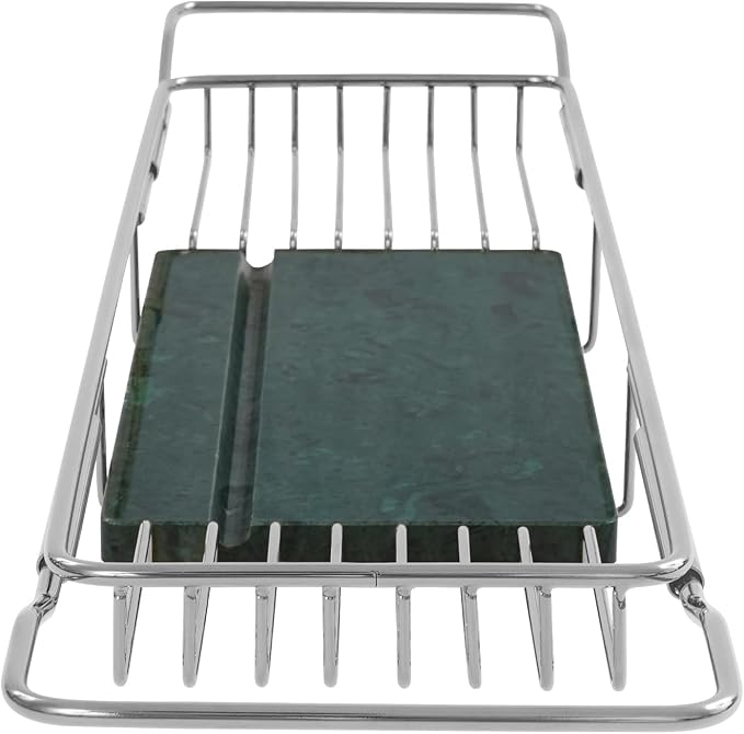 Bathtub Tray Caddy for Luxury Bath, Stainless Steel 26.8-35.4 in Expandable - Image 5