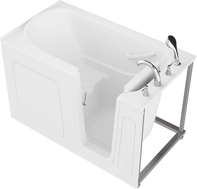 ANZZI Tubs Series Wide Opening Door Right Drain Quick Fill Walk-In Soaking Tub - Image 6