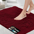 GORILLA GRIP Bath Rug Mat 36x24, Soft Absorbent Chenille, Quick Dry Microfiber by GorillaGrip