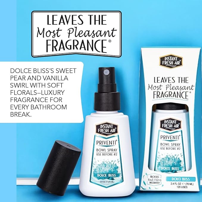 Signature PRIVENTI Toilet Spray, Dolce Bliss Scent Bathroom Spray - Image 2