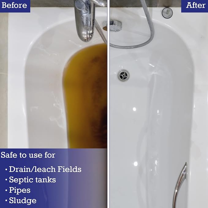 Drain Field Cleaner Tablets by Dr Pooper. Clears Septic Tanks and Drain Fields - Image 5