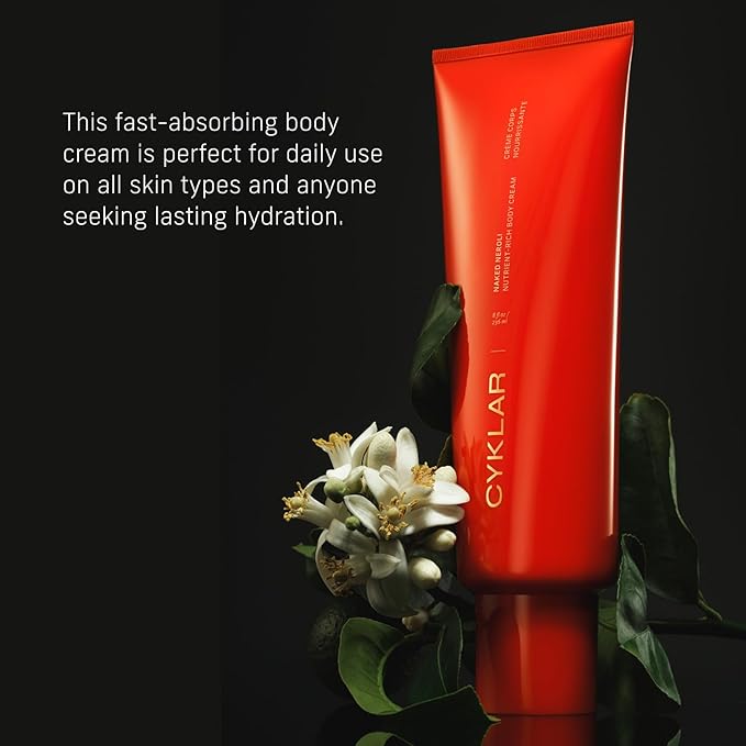 CYKLAR Nutrient Rich Body Cream. Naked Neroli Nourishing Moisturizer - Image 3