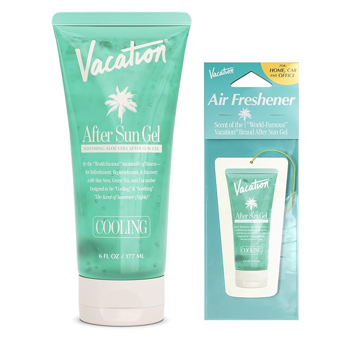 VACATION After Sun Gel & Air Freshener Bundle, Soothing Aloe Vera by Vacation