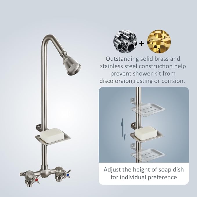 Aolemi Outdoor Shower Kit Fixtures Faucet System - Image 7