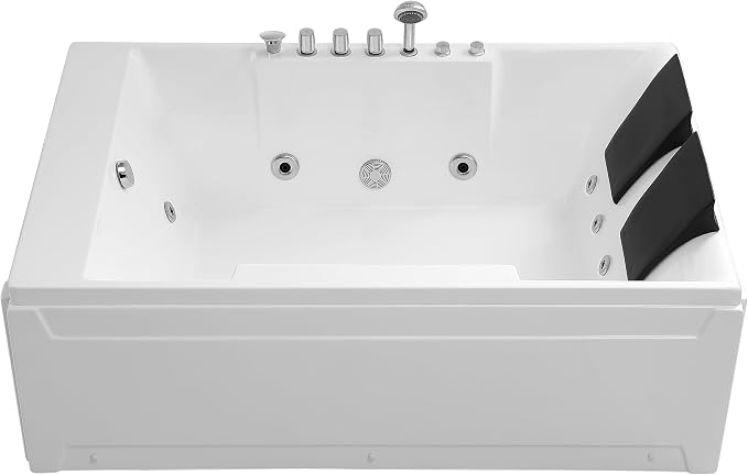 Empava 1125W Whirlpool Tub, Hydro Massage & Chromatherapy, ETL Certified - Image 15
