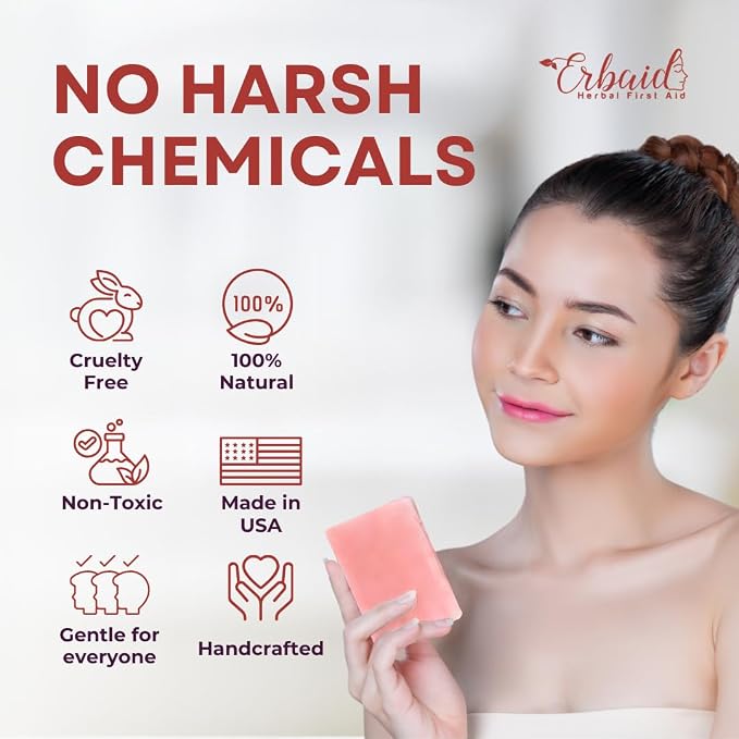 Calamine Soap Bar – All Natural Instant Itch Relief – Calming Calamine Soap - Image 4