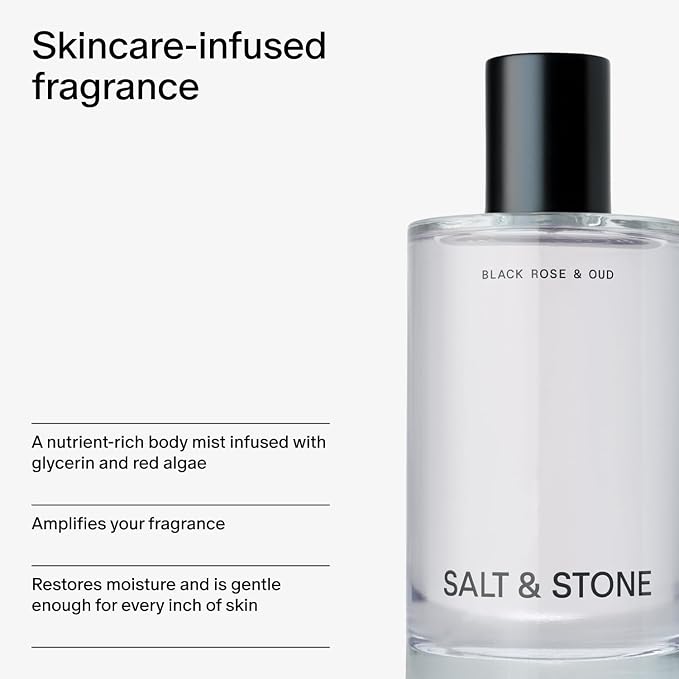 Salt & Stone Body Mist, Skincare Infused Hair & Body Spray - Image 4