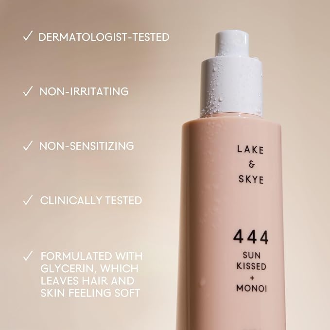 Lake & Skye 444 Sunkissed + Monoi Hair & Body Mist 3.4 FL OZ, Sandalwood - Image 4