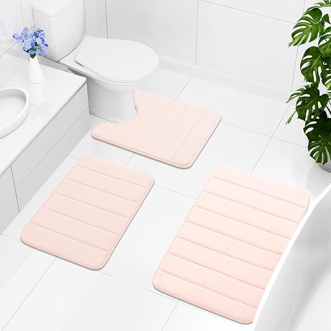 Buganda Memory Foam Bath Mat, 35.4" x 24", Ultra Soft and Non-Slip Bathroom Rugs - Image 8