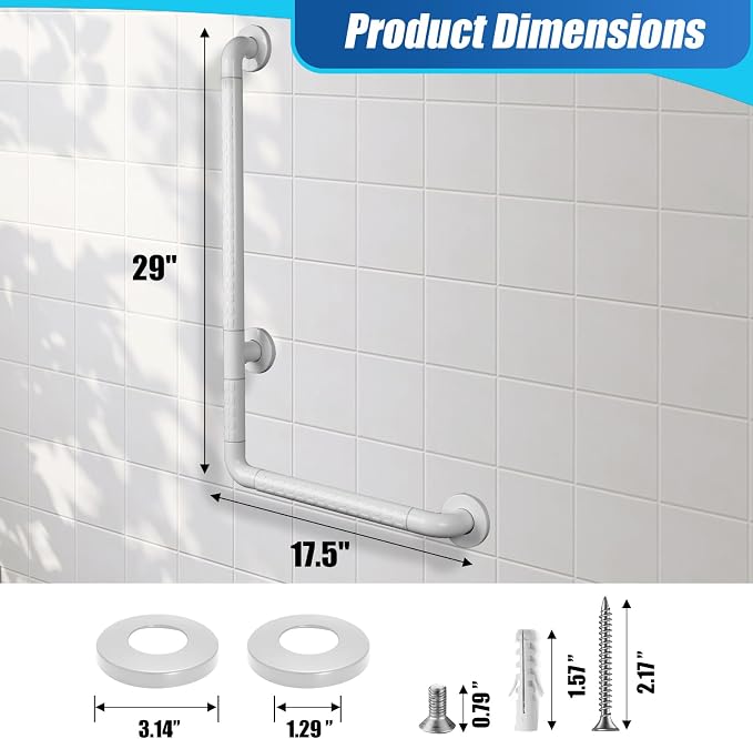 FSA Eligible, L Shaped Grab Bar - Image 5