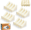 Silicone Soap Dish with Drain, Upgrade Double Suction Cups at The Bottom by AIXIAOYA