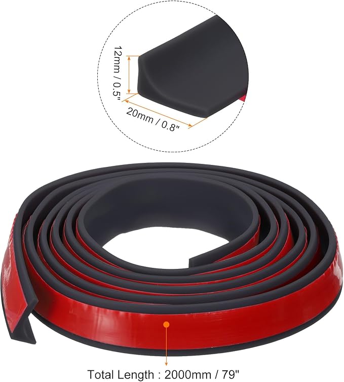 uxcell 78 Inch Collapsible Shower Barrier Stopper Water Splash Guard Blocker - Image 2