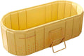 Portable Bathtub for Adult 47" Large Collapsible Cold Plunge Bathtub Foldable by COBOPANDA