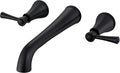 SITGES High Flow Matte Black Wall Mount Bathtub Faucet by SITGES