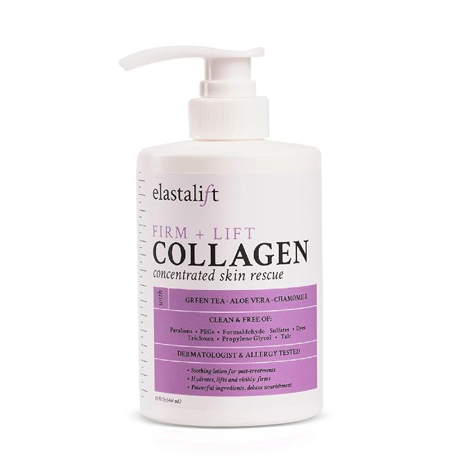 Elastalift Collagen Cream Fragrance Free Body Lotion & Face Moisturizer - Image 7