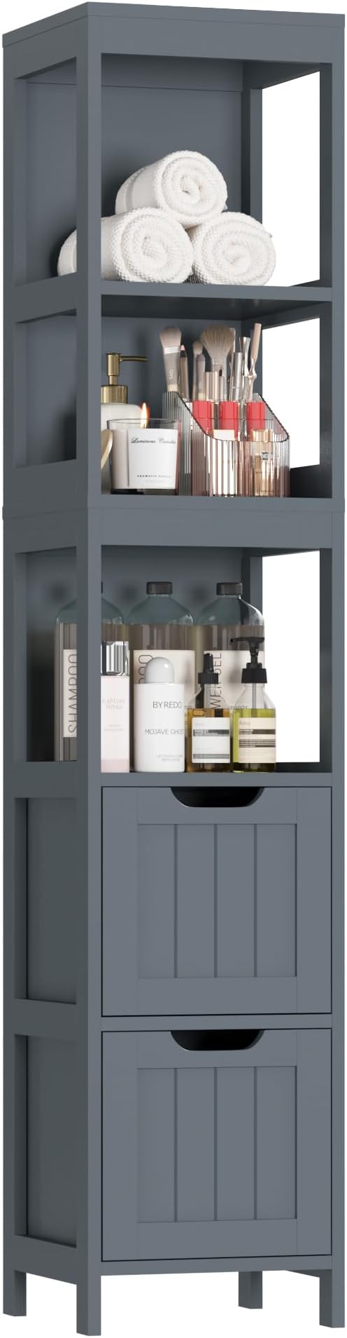 HOMEFORT Bathroom Storage Cabinet, Slim Tall Cabinet, Narrow Floor Cabinet by HOMEFORT