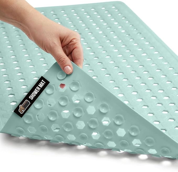 GORILLA GRIP Patented Bath Tub Shower Mat, Machine Washable Bathtub Floor Liner by GorillaGrip