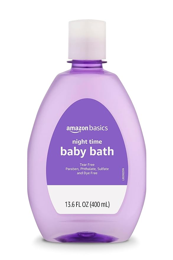 Amazon Basics Night-Time Baby Bath, Lightly Scented, 13.6 Fl Oz by AmazonBasics