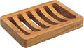 Slotted Bar Soap Holder Teak Wood by HTB, Kitchen Wooden Sponge Holder by HTB